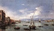 GUARDI, Francesco The Lagoon from the Fondamenta Nuove serg oil on canvas